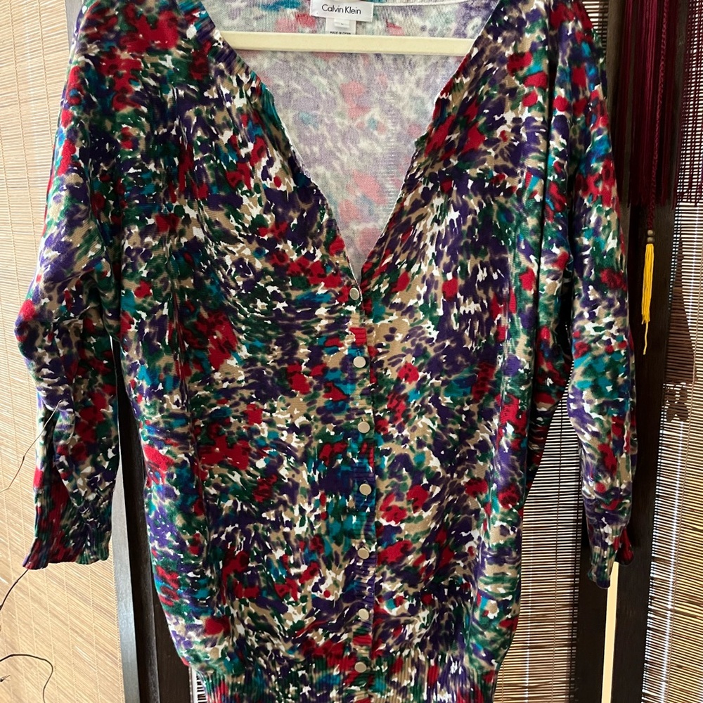 Calvin Klein Women's Multicolor Cardigan